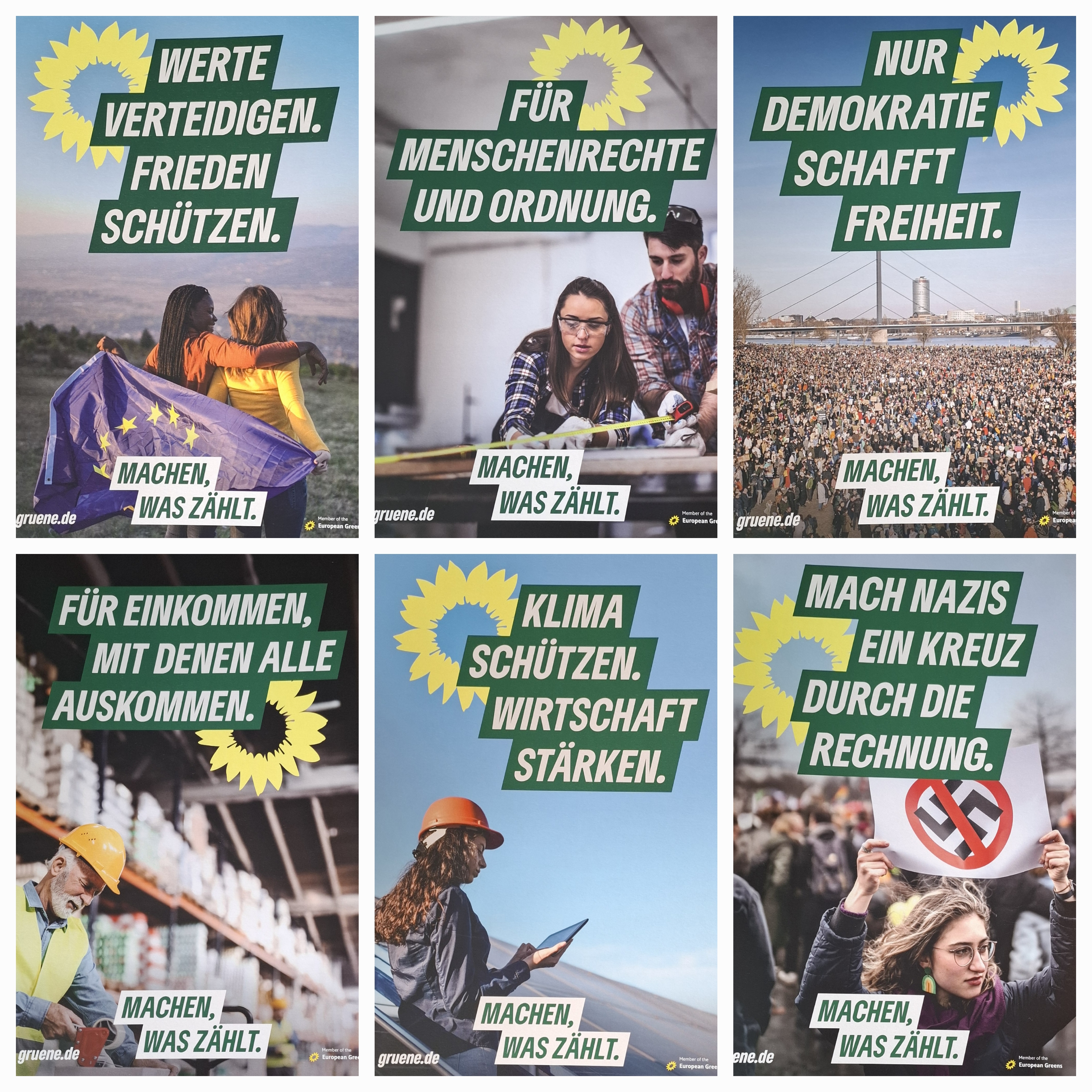 Europawahl 2024 - Plakate